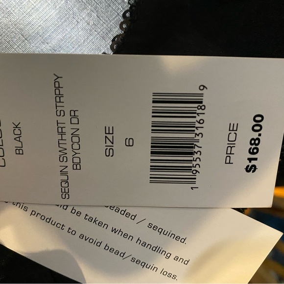 NWT French Connection black sequin dress. - Picture 5 of 8